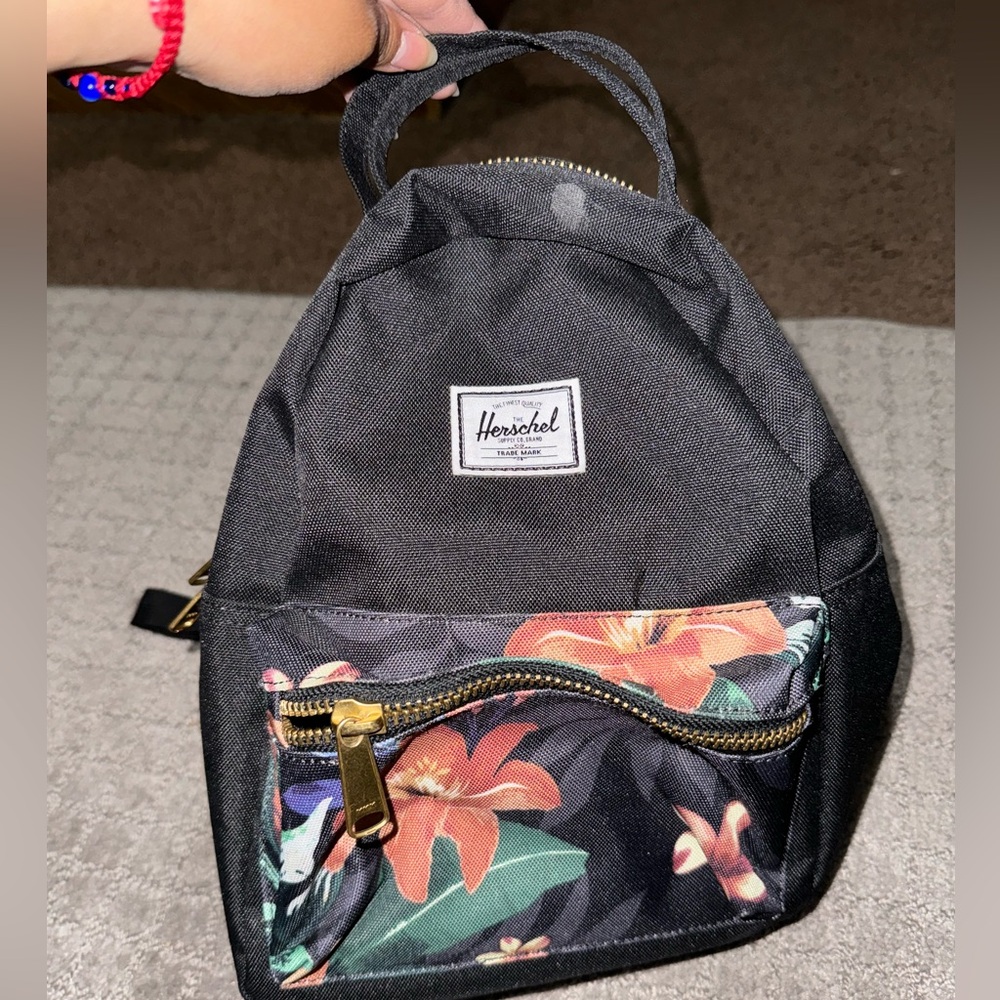 Herschel mini black backpack
